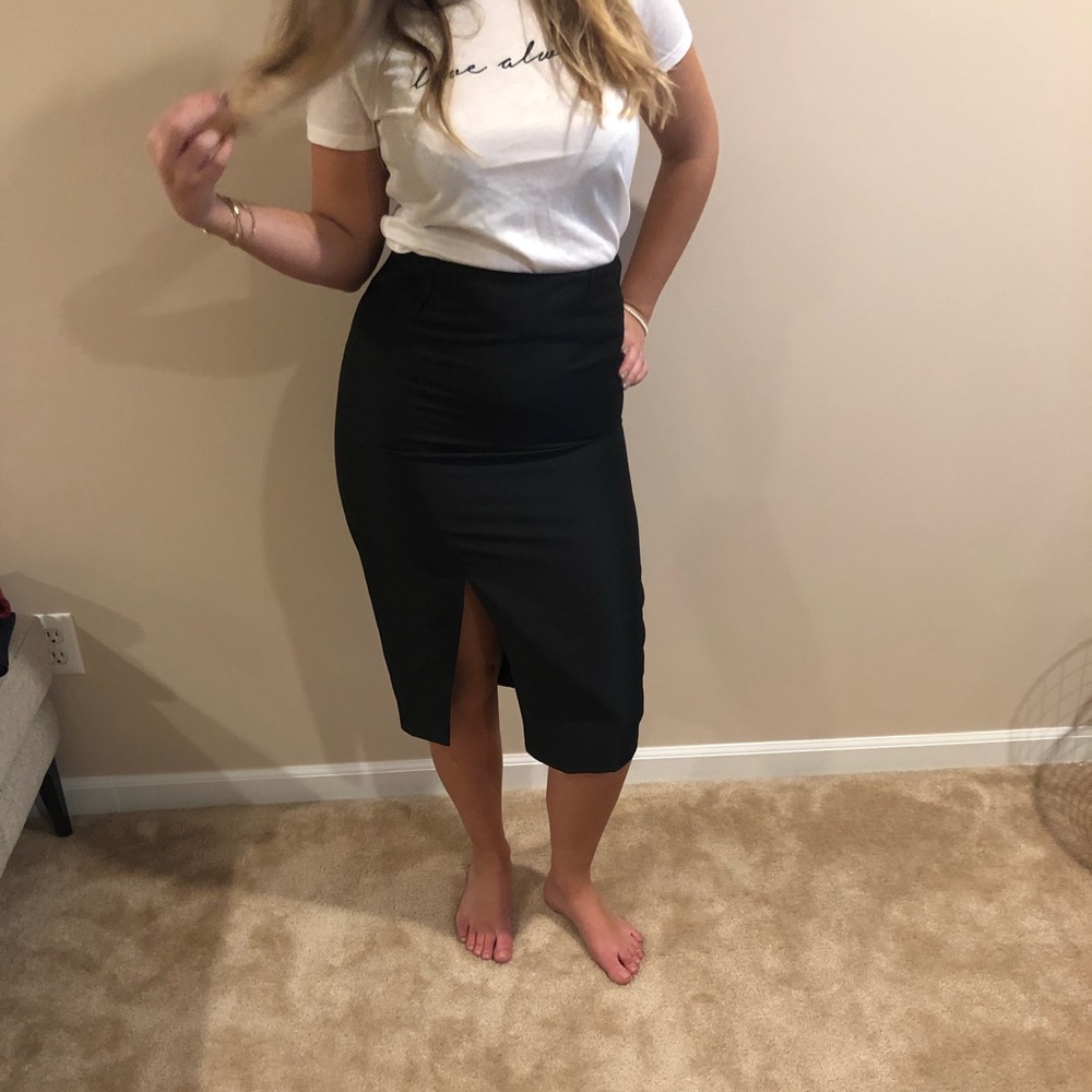 Black Midi Skirt